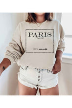 Load image into Gallery viewer, PARIS FRANCE GRAPHIC PLUS SIZE SWEATSHIRT

