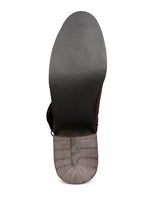 Load image into Gallery viewer, Francesca Tassels Detail Short Heel Calf Boot

