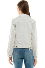 Load image into Gallery viewer, Spandex  Ladies  Casual Denim Jacket
