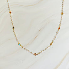 Load image into Gallery viewer, Precious Mini Heart Pearl Chain Necklace
