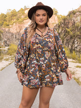 Load image into Gallery viewer, Plus Size Long Sleeve Romper
