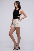 Load image into Gallery viewer, Acid Washed Frayed Cutoff Hem Shorts
