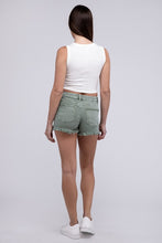 Load image into Gallery viewer, Acid Washed Frayed Cutoff Hem Shorts
