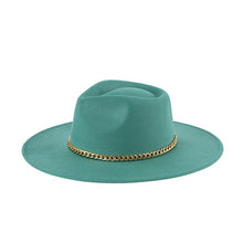 Load image into Gallery viewer, FASHIONISTA CHAIN FEDORA - Cosa Bella Apparel
