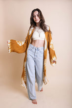 Load image into Gallery viewer, Tie Dye Longline Kimono with Full Sleeves
