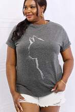Load image into Gallery viewer, Simply Love Full Size Cat Graphic Cotton Tee
