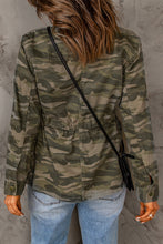 Load image into Gallery viewer, Double Take Camouflage Snap Down Jacket
