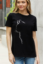 Load image into Gallery viewer, Simply Love Full Size Cat Graphic Cotton Tee
