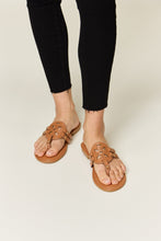 Load image into Gallery viewer, Forever Link Cutout PU Leather Open Toe Sandals

