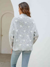 Load image into Gallery viewer, Heart Mock Neck Sweater
